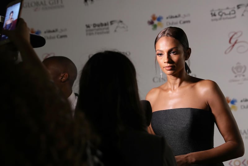 DUBAI, UNITED ARAB EMIRATES - DECEMBER 08:  Alesha Dixon attends the Global Gift Gala on day three of the 14th annual Dubai International Film Festival held at the Versace Hotel on December 8, 2017 in Dubai, United Arab Emirates.  (Photo by Vittorio Zunino Celotto/Getty Images for DIFF)