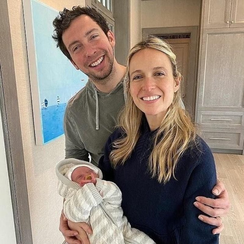 Misha Nonoo and Mikey Hess welcomed their first child last month. Instagram / Misha Nonoo