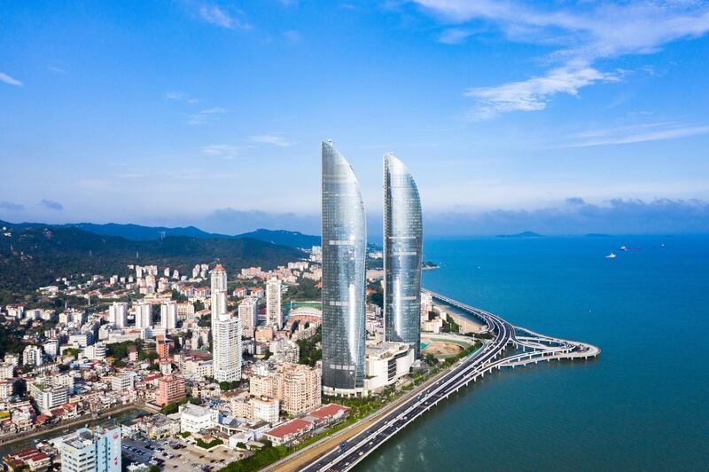 5. Xiamen, China. 385 CCTVs per square km, 40.3 CCTVs per 1,000 people. Getty Images