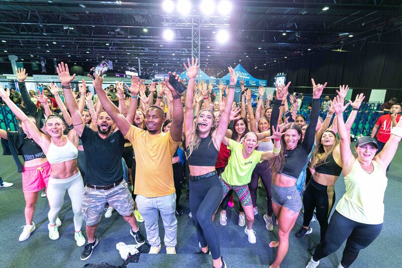 Dubai Active will have free fitness classes from group HIIT sessions to yoga and Pilates. Photo: Dubai Active