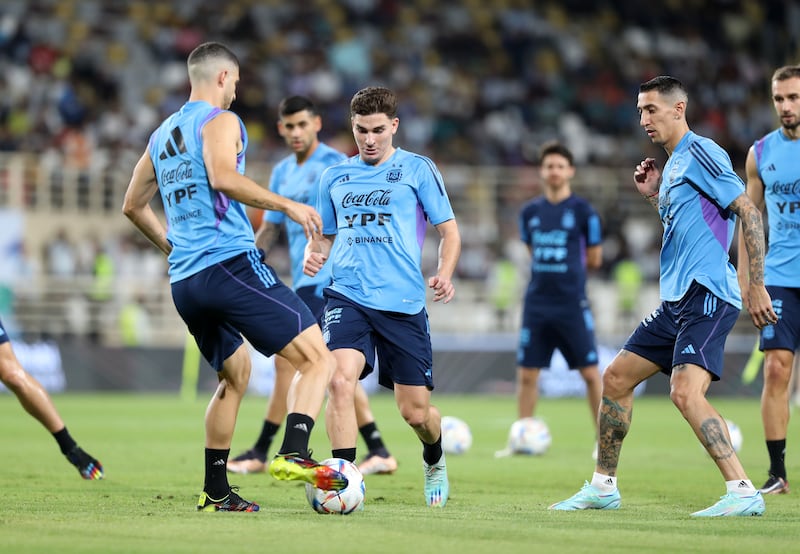 Argentina attacker Julian Alvarez, who plays his club football for Manchester City