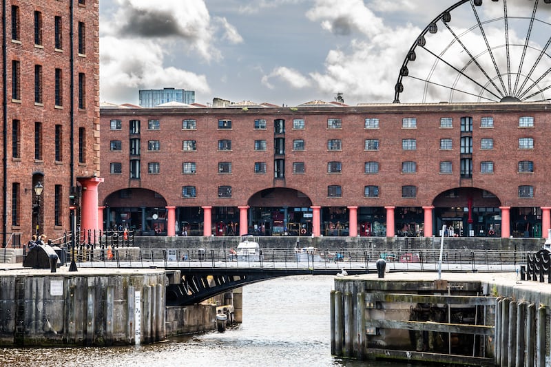 A view of Albert Dock in Liverpool.