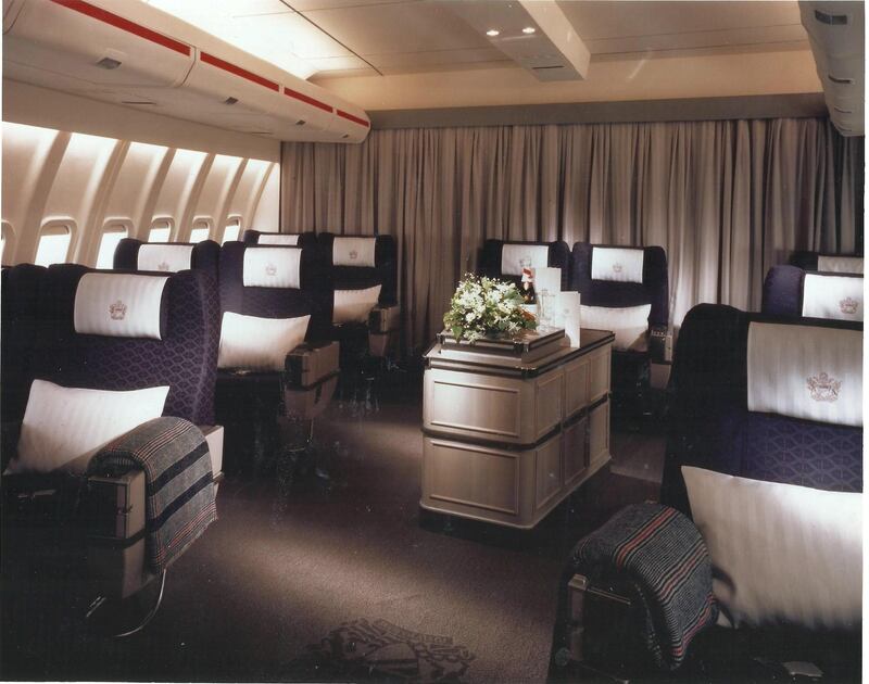 The 747 ushered in the era of twin-aisle wide-body passenger planes. 