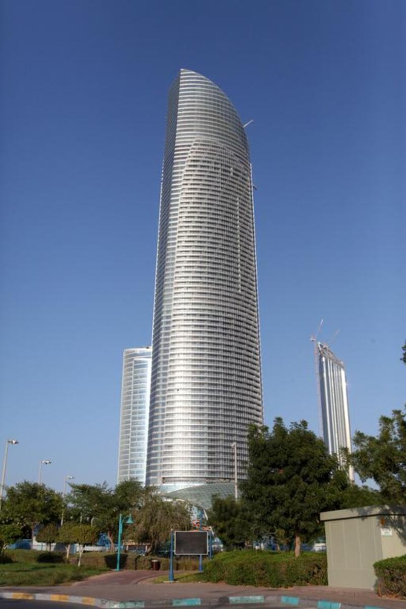 3. The Landmark Tower stands at 324m and has 72 storeys. Fatima Al Marzooqi / The National