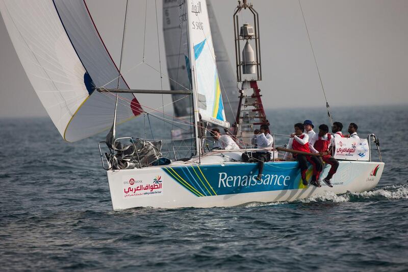 EFG Bank - Sailing Arabia The Tour 2013. .Leg4. Dubai - RAK.Please credit: Lloyd Images