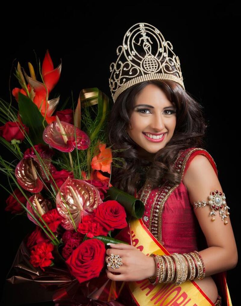 Nehal Bhogaita (United Kingdom), Miss India Worldwide 2013. Courtesy Miss India Worldwide