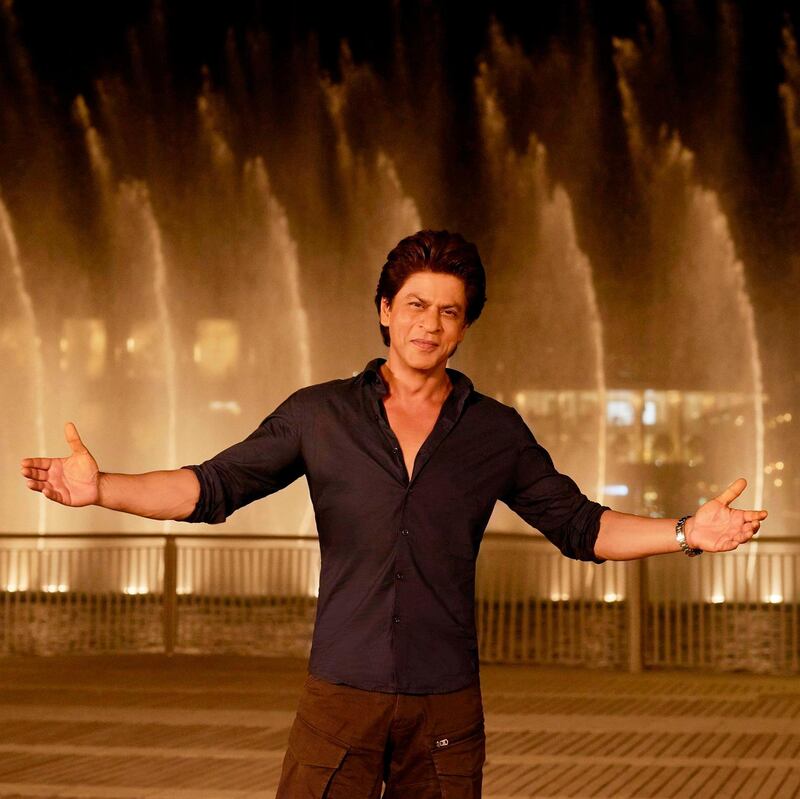 RESIZED. Shah Rukh Khan video. Courtesy Dubai Media