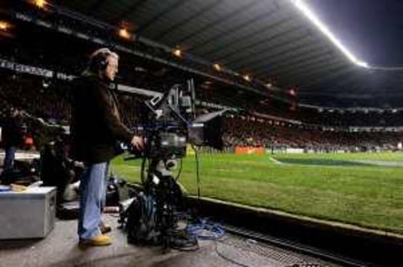 LONDON, ENGLAND - FEBRUARY 06:  3D camera is seen during the RBS 6 Nations Championship match between England and Wales at Twickenham Stadium on February 6, 2010 in London, England.  (Photo by Stu Forster/Getty Images) *** Local Caption ***  GYI0059510370.jpg *** Local Caption ***  GYI0059510370.jpg