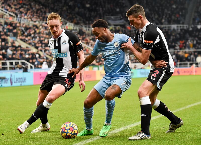 Sean Longstaff – (On for Hayden 61’) 5: Sporting a dubious moustache, Geordie midfielder couldn’t change game City were already dominating. EPA