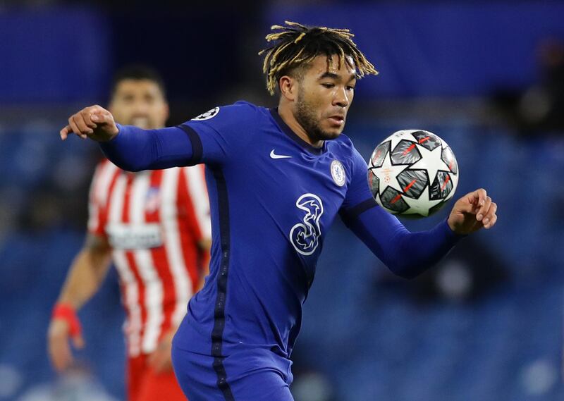 Right-back - Reece James (Chelsea). The sturdy right-back-cum-wing-back established command of his flank against Atletico Madrid, outperforming his England rival, Atletico’s Kieran Trippier. Threatening going forward and solid in retreat. Reuters