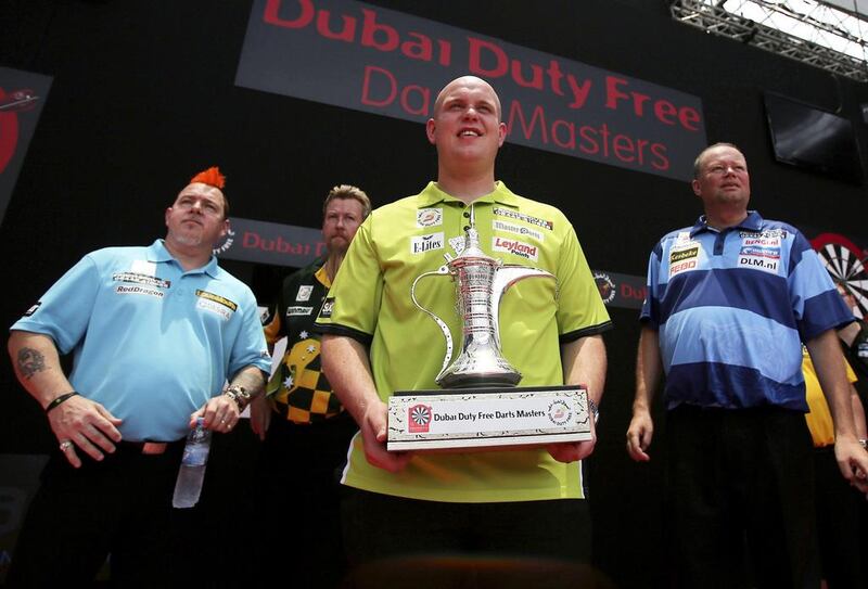 Michael van Gerwen is not fussed by his poor form. Francois Nel / Getty Images