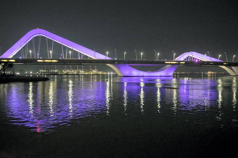 ABU DHABI, UNITED ARAB EMIRATES - May 3 2019.

Abu Dhabi's Sheikh Zayed Bridge.

(Photo by Reem Mohammed/The National)

Reporter: 
Section: NA