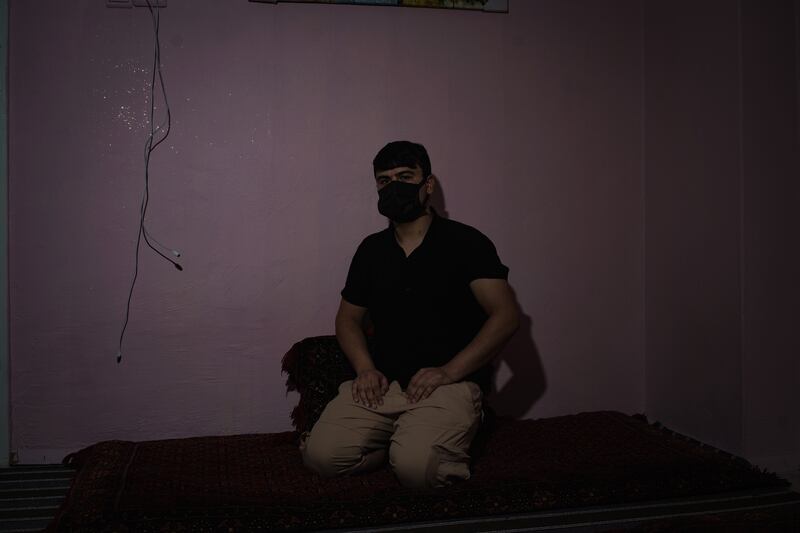 Mustafa, 20, from Kabul says he fears for his life at the hands of the Taliban. Emre Caylak for The National