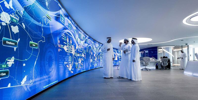 ADNOC's Panorama Digital Command Center. Courtesy Adnoc