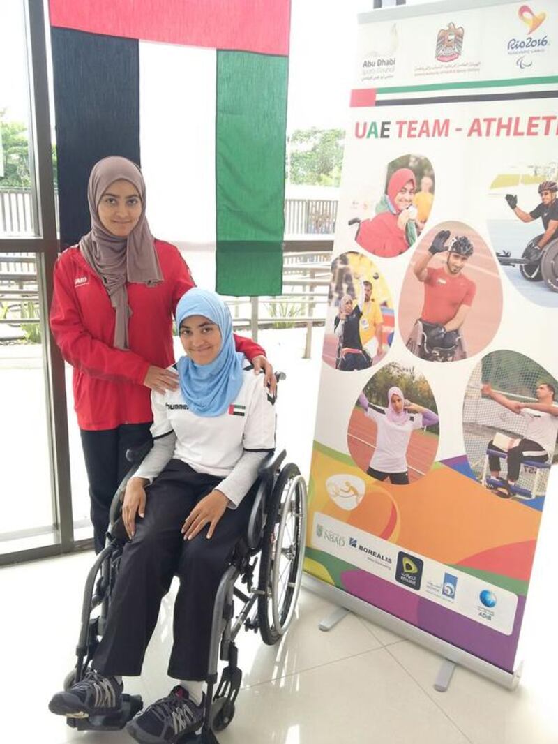 UAE Paralympian Zenab Al Breiki.

