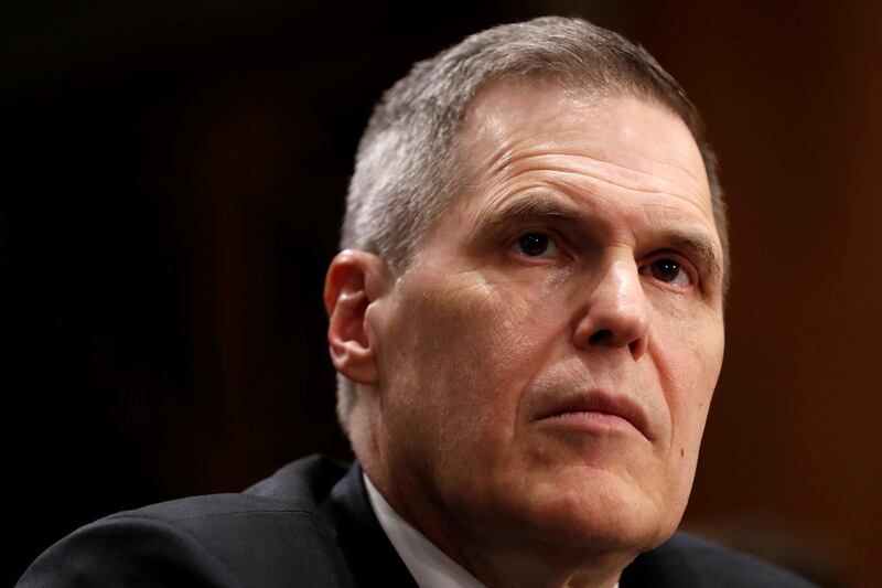 Matthew Tueller, nominee to be U.S. ambassador to Iraq, testifies during his confirmation hearing before the Senate Foreign Relations Committee on Capitol Hill in Washington, U.S., March 6, 2019. REUTERS/Kevin Lamarque