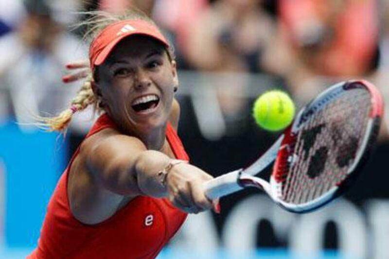 Caroline Wozniacki has a group chasing her for the world No 1 spot, which she down played the importance of.