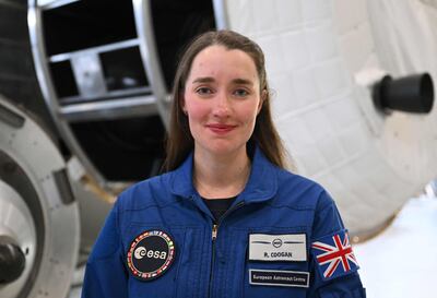 ESA astronaut candidate Rosemary Coogan from the UK at the European Astronaut Centre in Cologne, Germany. AFP