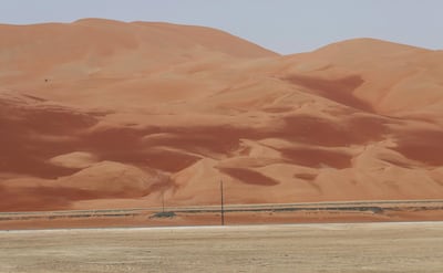 General view of the Empty Quarter near Aramco's Shaybah oilfield in Saudi Arabia May 22, 2018. Picture taken May 22, 2018. REUTERS/Ahmed Jadallah