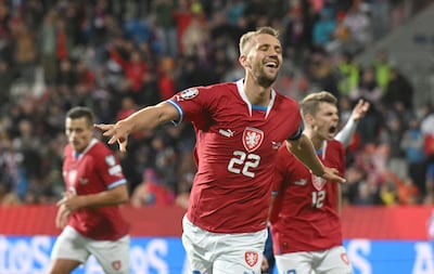 Tomas Soucek's penalty spared Czech Republic's blushes in a 1-0 win over Faroe Islands. AFP