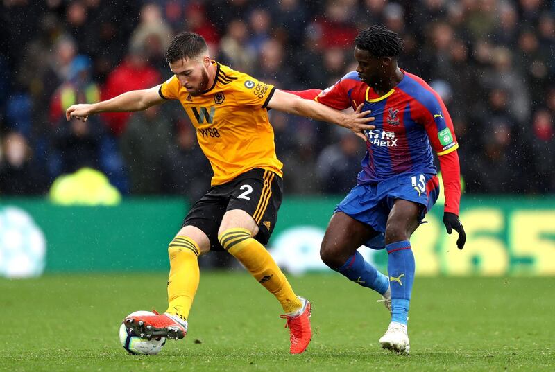 Right-back: Matt Doherty (Wolves) – Part of Wolves’ iron defence, but also a threat going forward as the Irishman demonstrated with a winner at Selhurst Park. Getty Images