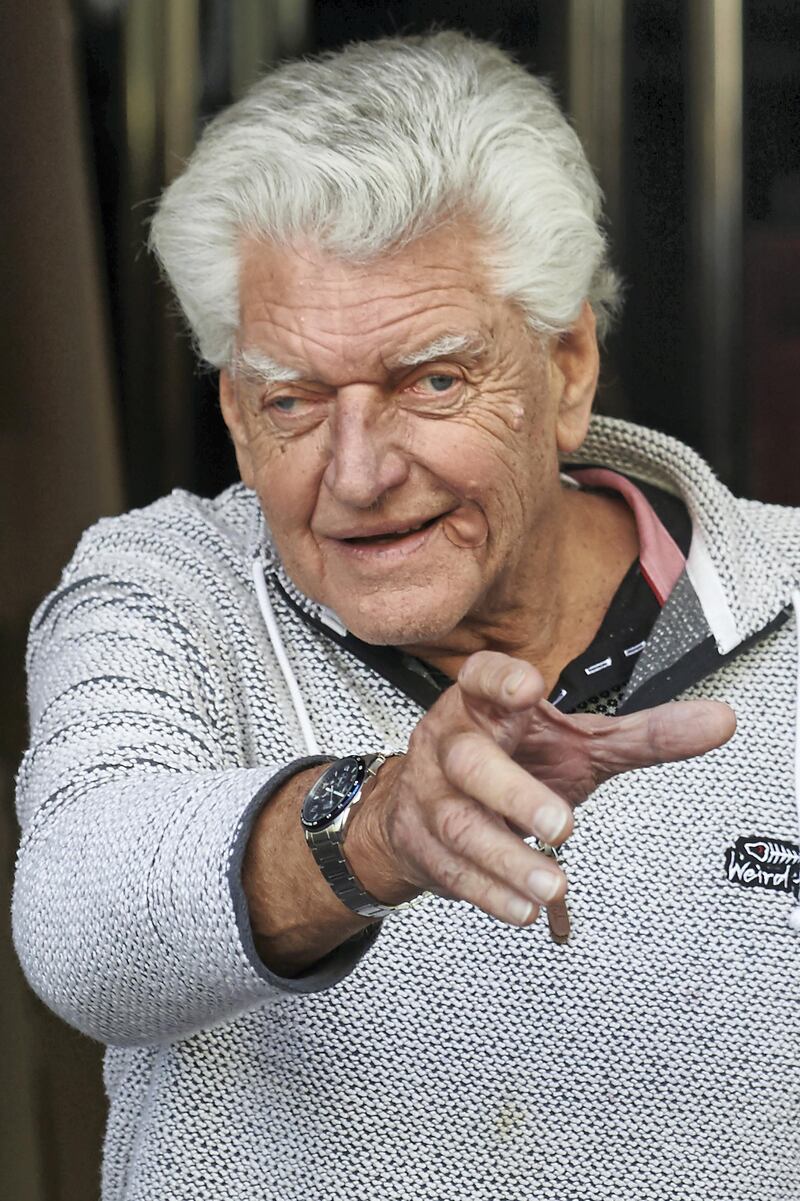 MADRID, SPAIN - NOVEMBER 18:  Actor David Prowse attends the "I Am Your Father'" photocall at the Verdi cinema on November 18, 2015 in Madrid, Spain.  (Photo by Carlos Alvarez/Getty Images)