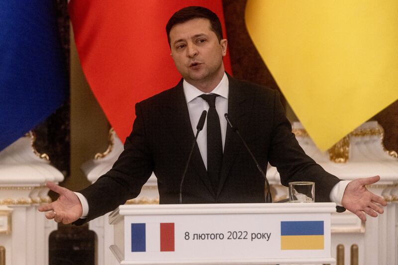 Ukrainian President Volodymyr Zelenskiy. Getty