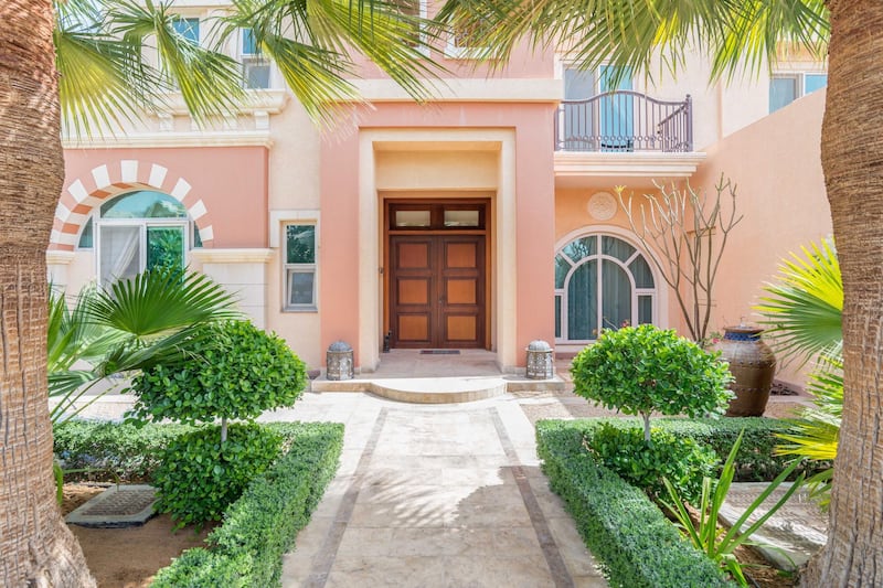 Entrance to the house is via landscaped gardens. Courtesy LuxuryProperty.com