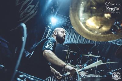 Nervecell drummer Bachir Ramadan. Courtesy Nervcecell