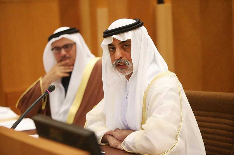 Sheikh Nahyan bin Mubarak, Minister of Culture, Youth and Community Development, said at the FNC session yesterday that the national dress was not in danger and was a source of pride for Emiratis. Fatima Al Marzooqi / The National