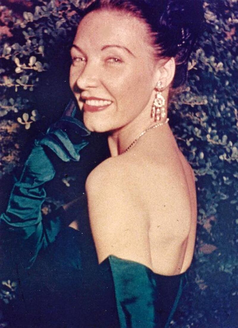 Tao Porchon-Lynch in Hollywood in the 1950s. Photo taken by friend, actress Debbie Reynolds
