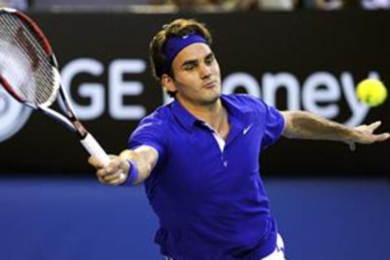 Roger Federer is into his 18th grand slam final after beating the American Andy Roddick in Melbourne.