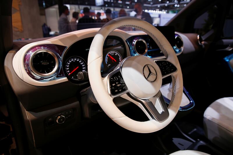 Inside the Mercedes Concept EQT. Reuters