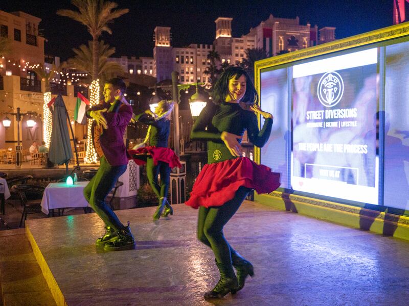 Street Diversions offers high-octane performances at the Souk Madinat Jumeirah amphitheatre. Photo: Street Diversions