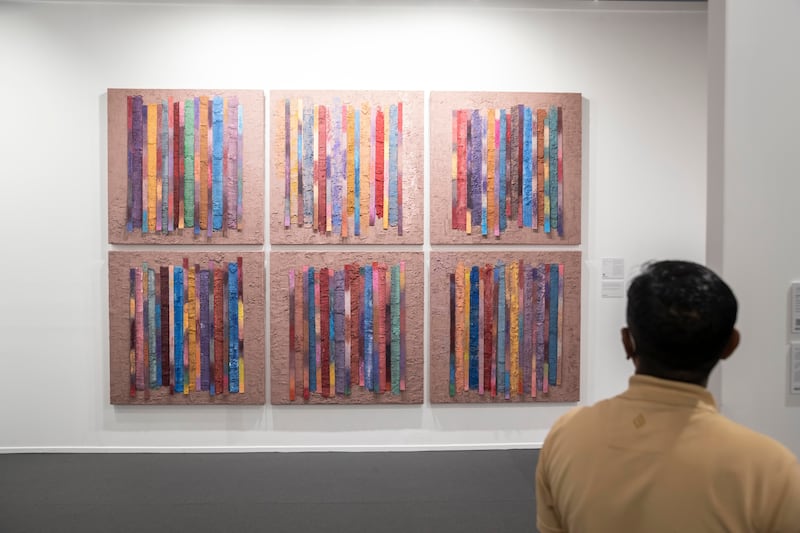 Works by Mit Jai Inn at the Silverlens booth