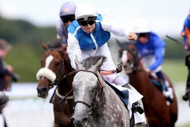 Maxime Guyon pictured aboard Solow winning the Sussex Stakes at Goodwood in 2015. Matthew Childs / Reuters