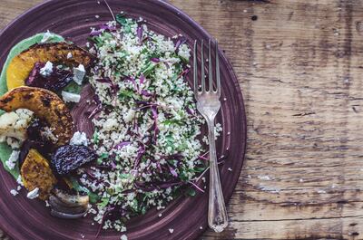 Couscous and roasted vegetables. Courtesy Scott Price