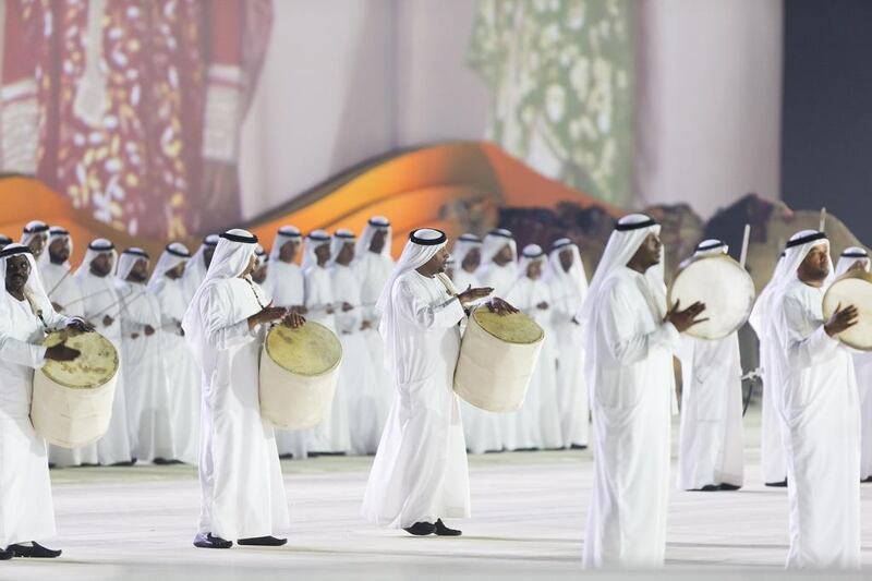 The 45th UAE National Day celebrations held at Abu Dhabi National Exhibition Centre (ADNEC). Philip Cheung / Crown Prince Court — Abu Dhabi
