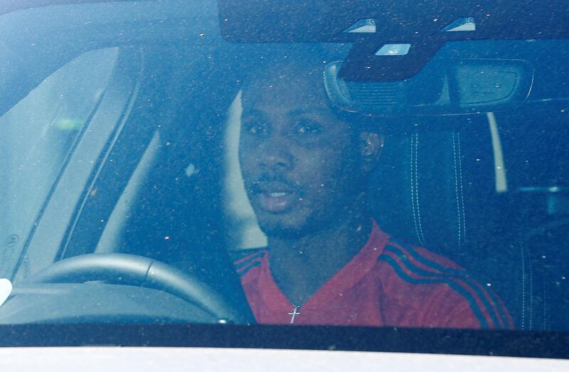 Manchester United's Odion Ighalo arrives for training at Aon Training Complex in, Carrington, Manchester, on May 20, 2020. Reuters