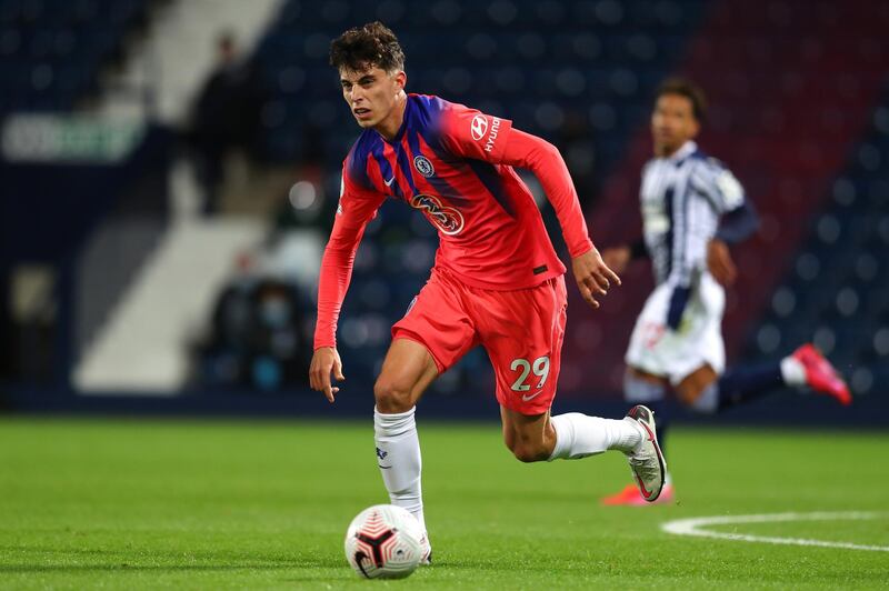 Kai Havertz – 7. Coming off the back of his League Cup hat-trick, Havertz was Chelsea’s most effective midfield player during their second half fightback. A perfectly weighted one-touch pass to set up Hudson-Odoi’s finish. Getty Images