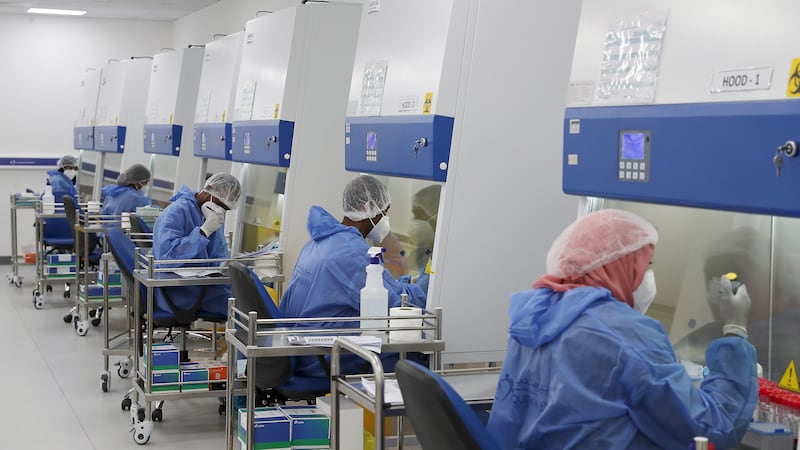 Close to Terminal 2, the laboratory is a dedicated centre for around-the-clock processing of RT-PCR test samples collected from passengers at DXB.