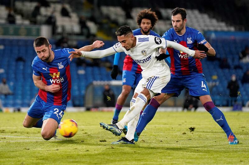 Raphinha - 8, Made some misplaced passes early on, but the Brazilian was brilliant to watch after he got going. Played some wonderful balls, nutmegged Gary Cahill and had a say in Bamford’s goal. AFP