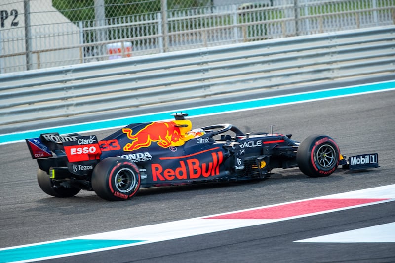 Verstappen in action. Victor Besa / The National