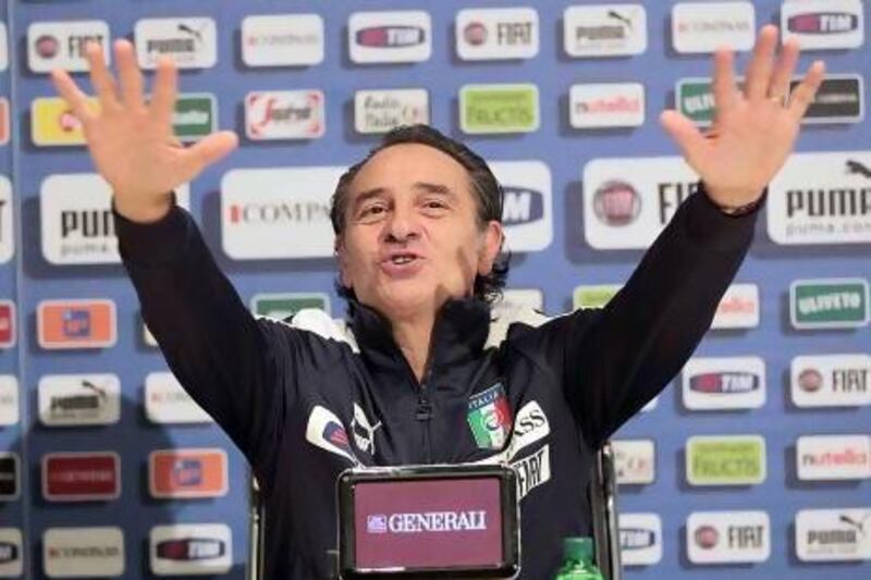 Italy coach Cesare Prandelli showed some excitement about recent Serie A signings during a press conference on Tuesday. Gabriele Maltinti / Getty Images