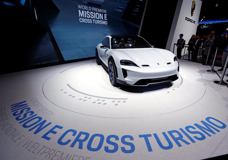 The Porsche Mission E Cross Turismo. Reuters