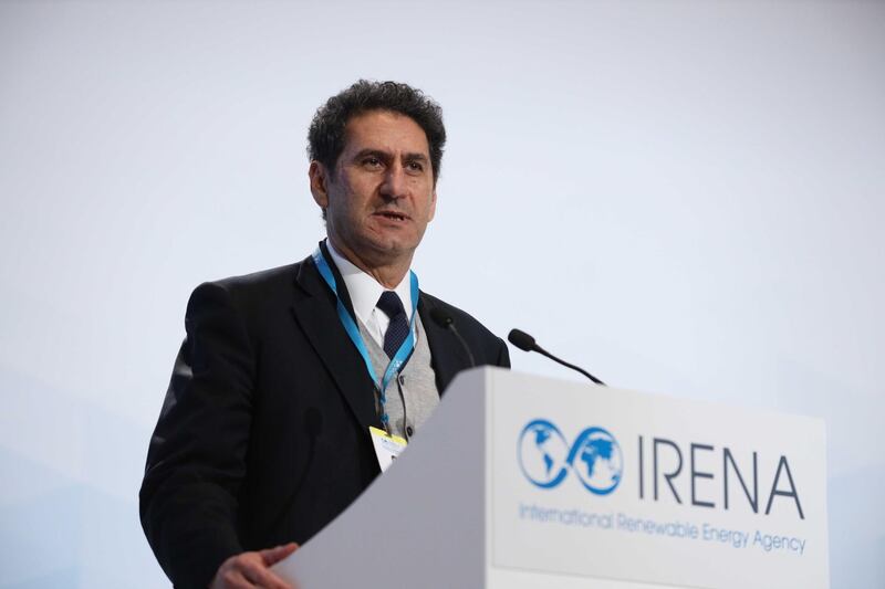 Francesco La Camera is the new director-general of Irena. Courtesy Irena