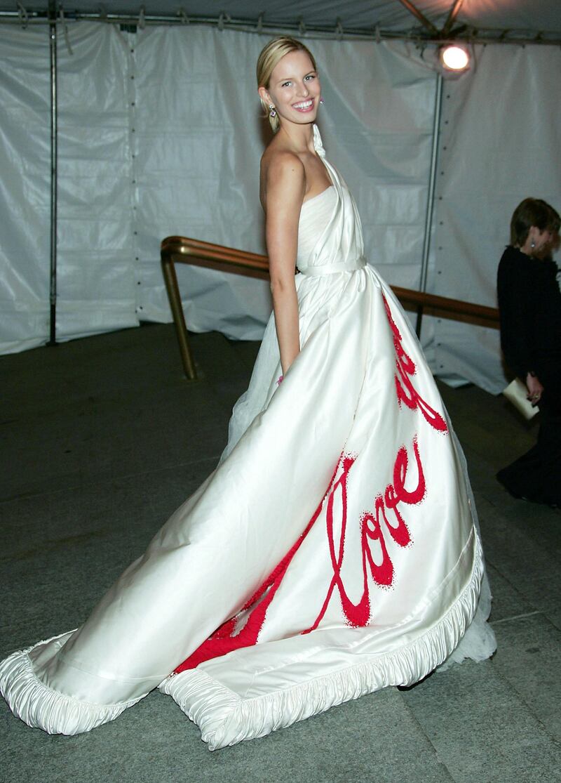 NEW YORK - MAY 02:  Model Karolina Kurkova attends the MET Costume Institute Gala Celebrating Chanel at the Metropolitan Museum of Art May 2, 2005 In New York City. (Photo by Evan Agostini/Getty Images) *** Local Caption *** Karolina Kurkova