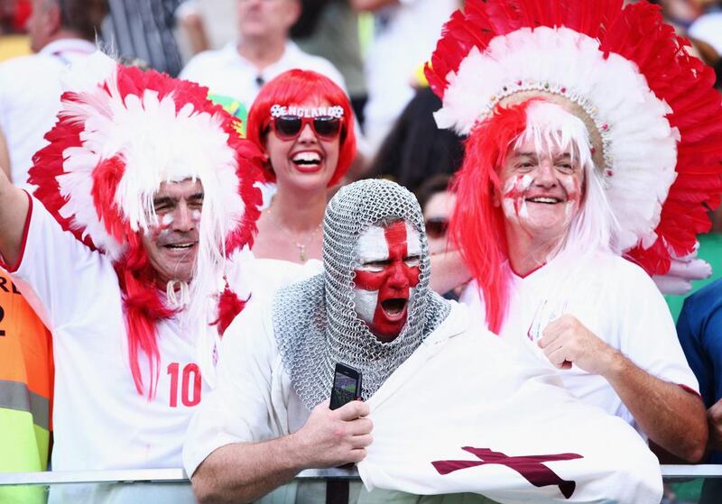 England fans in Manaus, Brazil. Adam Pretty / Getty Images