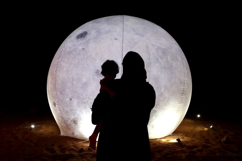 Not a Space Al Faya desert pop-up in Sharjah has returned with a galaxy theme. All photos: Chris Whiteoak / The National