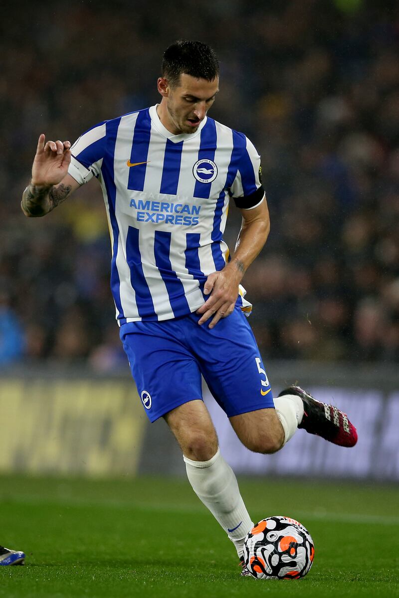 5) Lewis Dunk (Brighton) 476 passes in seven games. Getty